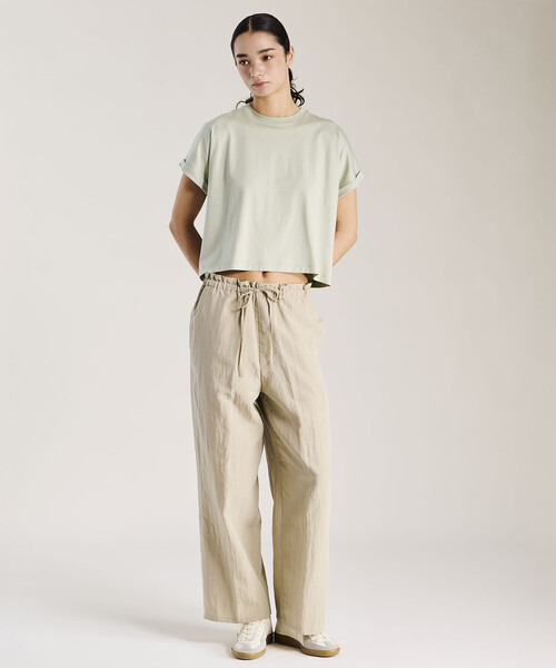 handvaerk（ハンドバーク）の「handvaerk | 60/2 クルーネック ワイドTシャツ WOMEN（Tシャツ/カットソー・レディース・ホワイト/ブラック/ピンク系その他/ホワイト系その他/グリーン系その他・S）」の21枚目の写真