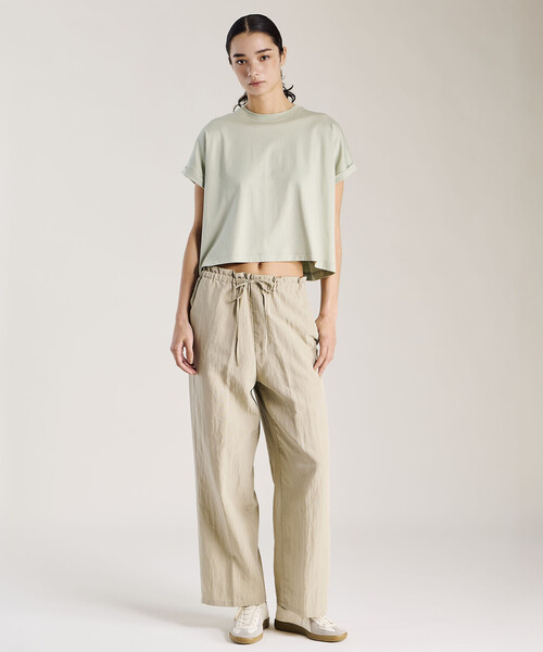 handvaerk（ハンドバーク）の「handvaerk | 60/2 クルーネック ワイドTシャツ WOMEN（Tシャツ/カットソー・レディース・ホワイト/ブラック/ピンク系その他/ホワイト系その他/グリーン系その他・S）」の22枚目の写真