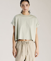 handvaerk | 60/2 クルーネック ワイドTシャツ WOMEN
