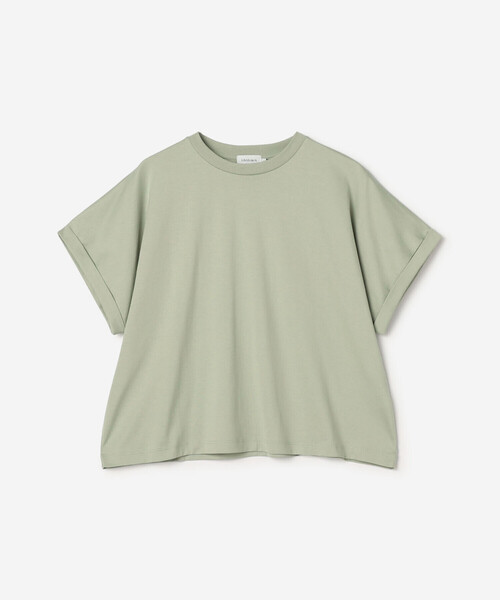 handvaerk（ハンドバーク）の「handvaerk | 60/2 クルーネック ワイドTシャツ WOMEN（Tシャツ/カットソー・レディース・ホワイト/ブラック/ピンク系その他/ホワイト系その他/グリーン系その他・S）」の7枚目の写真