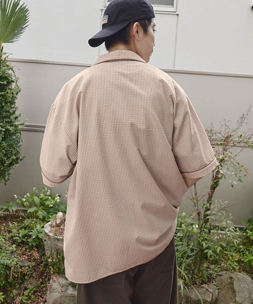 niko and...(ニコアンド)の「ストライプパジャマシャツ(シャツ/ブラウス・メンズ・サックスブルー/グレー/ベージュ・MEDIUM/LARGE)」の12枚目の写真