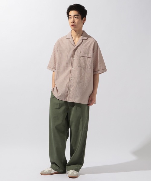 niko and...(ニコアンド)の「ストライプパジャマシャツ(シャツ/ブラウス・メンズ・サックスブルー/グレー/ベージュ・MEDIUM/LARGE)」の22枚目の写真