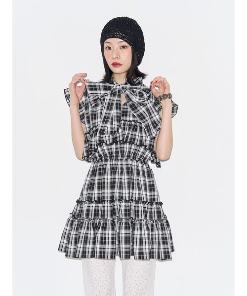 jouetie(ジュエティ)の「フリルスリーブミニワンピース【夏ワンピース】(ワンピース・レディース・ブラウン/レッド/ブラック・FREE)」の16枚目の写真