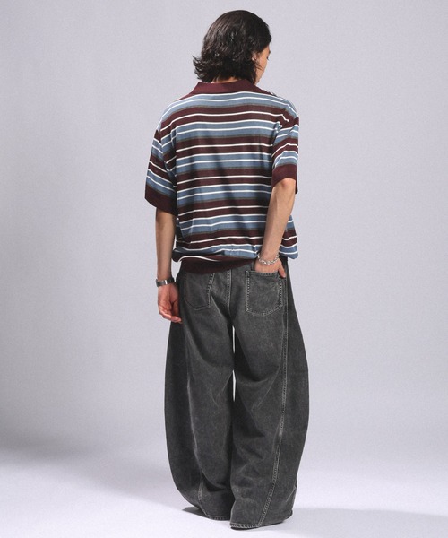 RAGEBLUE（レイジブルー）の「＜接触冷感＞Cool Feeling Light oz Denim Barrel Pants/ライトオンスデニムバレルパンツ（デニムパンツ・メンズ・ライトブルー/グレー/ネイビー・MEDIUM/SMALL/LARGE）」の8枚目の写真