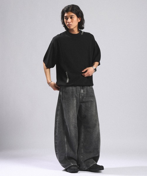 RAGEBLUE(レイジブルー)の「<接触冷感・遮熱>Cool Feeling Light oz Denim Barrel Pants/ライトオンスデニムバレルパンツ(デニムパンツ・メンズ・ライトブルー/グレー/ネイビー・MEDIUM/SMALL/LARGE)」の7枚目の写真