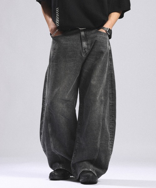RAGEBLUE(レイジブルー)の「<接触冷感・遮熱>Cool Feeling Light oz Denim Barrel Pants/ライトオンスデニムバレルパンツ(デニムパンツ・メンズ・ライトブルー/グレー/ネイビー・MEDIUM/SMALL/LARGE)」の8枚目の写真
