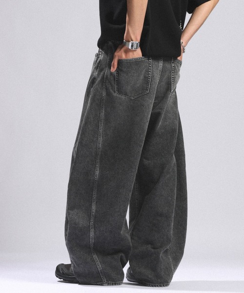 RAGEBLUE(レイジブルー)の「<接触冷感・遮熱>Cool Feeling Light oz Denim Barrel Pants/ライトオンスデニムバレルパンツ(デニムパンツ・メンズ・ライトブルー/グレー/ネイビー・MEDIUM/SMALL/LARGE)」の9枚目の写真