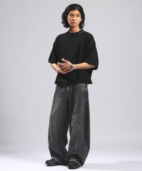 RAGEBLUE(レイジブルー)の「<接触冷感・遮熱>Cool Feeling Light oz Denim Barrel Pants/ライトオンスデニムバレルパンツ(デニムパンツ・メンズ・ライトブルー/グレー/ネイビー・MEDIUM/SMALL/LARGE)」の6枚目の写真