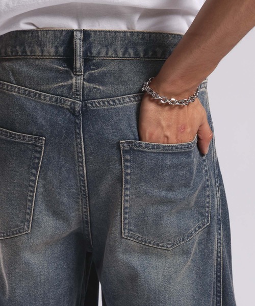RAGEBLUE(レイジブルー)の「<接触冷感・遮熱>Cool Feeling Light oz Denim Barrel Pants/ライトオンスデニムバレルパンツ(デニムパンツ・メンズ・ライトブルー/グレー/ネイビー・MEDIUM/SMALL/LARGE)」の20枚目の写真