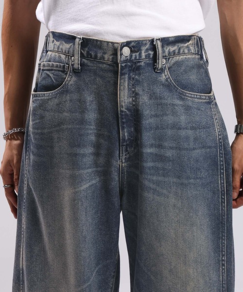RAGEBLUE(レイジブルー)の「<接触冷感・遮熱>Cool Feeling Light oz Denim Barrel Pants/ライトオンスデニムバレルパンツ(デニムパンツ・メンズ・ライトブルー/グレー/ネイビー・MEDIUM/SMALL/LARGE)」の21枚目の写真