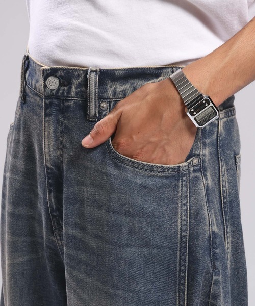 RAGEBLUE(レイジブルー)の「<接触冷感・遮熱>Cool Feeling Light oz Denim Barrel Pants/ライトオンスデニムバレルパンツ(デニムパンツ・メンズ・ライトブルー/グレー/ネイビー・MEDIUM/SMALL/LARGE)」の22枚目の写真