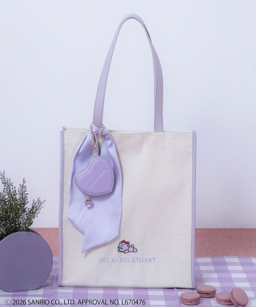 JILL by JILLSTUART 薄紫 ハンドバッグ ショルダーバッグ JILL by JILL STUART（ジルバイジルスチュアート）の「Link Jシリーズ