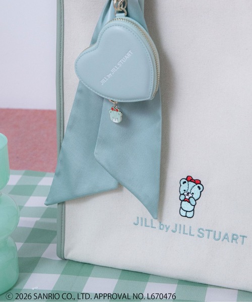 JILL by JILL STUART(ジルバイジルスチュアート)の「タイニーチャムコラボトートバッグ(トートバッグ・レディース・ラベンダー/ブルー/クリーム/ブラック/ピンク/グリーン・FREE)」の18枚目の写真
