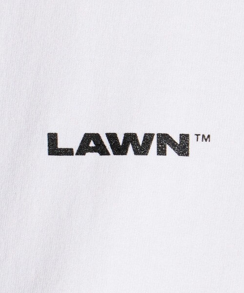 UNITED ARROWS & SONS（ユナイテッドアローズアンドサンズ）の「＜LAWN＞ L LOGO TEE ②/Tシャツ（Tシャツ/カットソー・メンズ・ホワイト/グレー系/ブラック・M/L）」の11枚目の写真