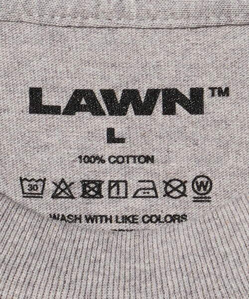 UNITED ARROWS & SONS（ユナイテッドアローズアンドサンズ）の「＜LAWN＞ L LOGO TEE ②/Tシャツ（Tシャツ/カットソー・メンズ・ホワイト/グレー系/ブラック・M/L）」の18枚目の写真