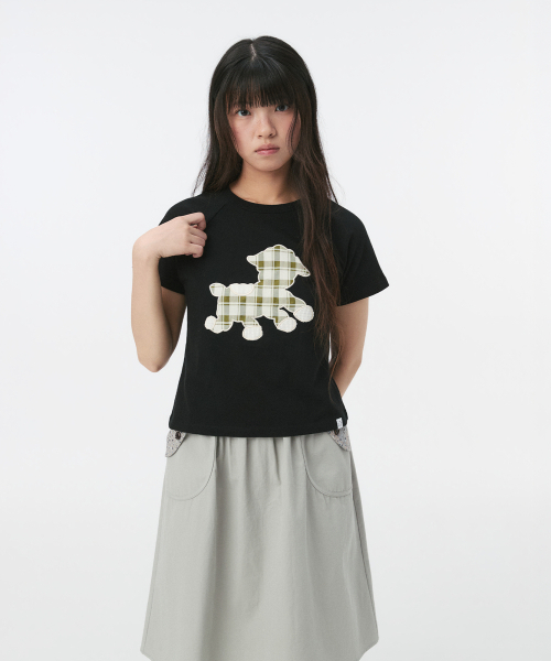 OHESHIO（オヘシオ）の「FLORAL POCKET BANDING MIDI SKIRT, KHAKI GRAY（スカート・レディース・その他・FREE）」の4枚目の写真