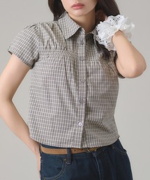 apres jour mignon | シャーリングシャツ(シャツ/ブラウス)