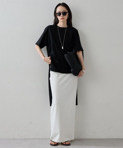 HERITANOVUM(ヘリテノーム)の「【HERITANOVUM】ロングテールTシャツ(シャツ/ブラウス・レディース・ブラック/ピンク/ホワイト・FREE)」の11枚目の写真