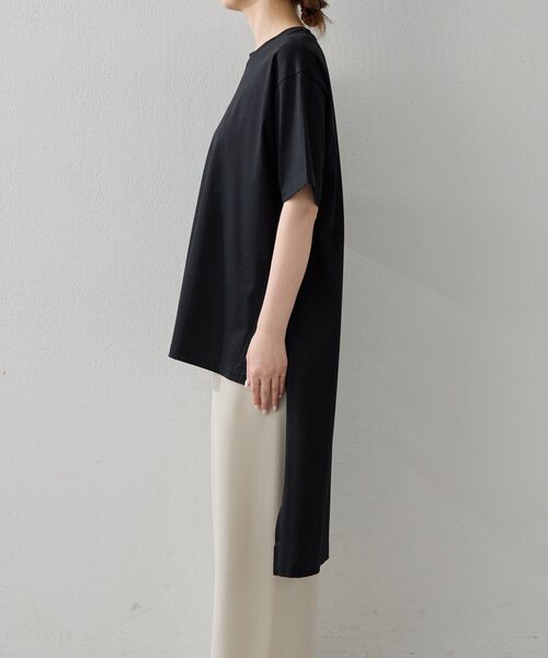 HERITANOVUM(ヘリテノーム)の「【HERITANOVUM】ロングテールTシャツ(シャツ/ブラウス・レディース・ブラック/ピンク/ホワイト・FREE)」の15枚目の写真