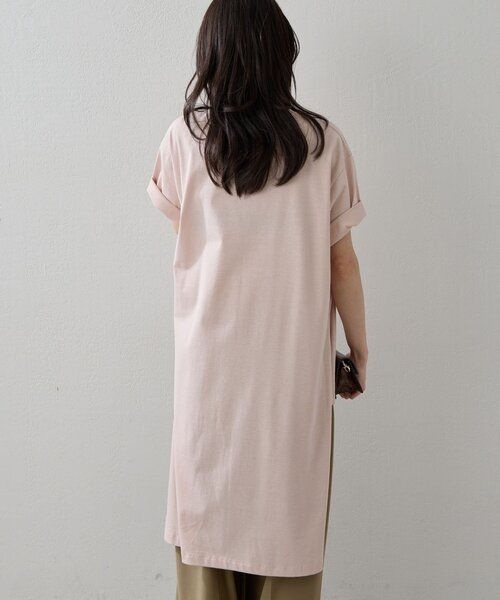 HERITANOVUM(ヘリテノーム)の「【HERITANOVUM】ロングテールTシャツ(シャツ/ブラウス・レディース・ブラック/ピンク/ホワイト・FREE)」の22枚目の写真