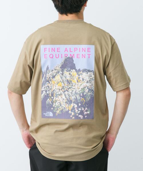 THE NORTH FACE（ザノースフェイス）の「THE NORTH FACE　SHORT-SLEEVE MOUNTAIN FLOWER T-SHIRTS（Tシャツ/カットソー・メンズ・カーキ/ホワイト/ダークグレー・MEDIUM/LARGE）」の3枚目の写真