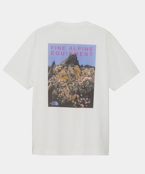 THE NORTH FACE（ザノースフェイス）の「THE NORTH FACE　SHORT-SLEEVE MOUNTAIN FLOWER T-SHIRTS（Tシャツ/カットソー・メンズ・カーキ/ホワイト/ダークグレー・MEDIUM/LARGE）」の6枚目の写真