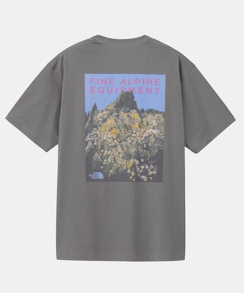 THE NORTH FACE（ザノースフェイス）の「THE NORTH FACE　SHORT-SLEEVE MOUNTAIN FLOWER T-SHIRTS（Tシャツ/カットソー・メンズ・カーキ/ホワイト/ダークグレー・MEDIUM/LARGE）」の9枚目の写真