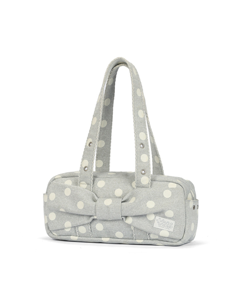 VANWALK（バンウォーク）の「Shirring Ribbon tote Bag [Gray]（ショルダーバッグ・レディース・ライトグレー・FREE）」の3枚目の写真