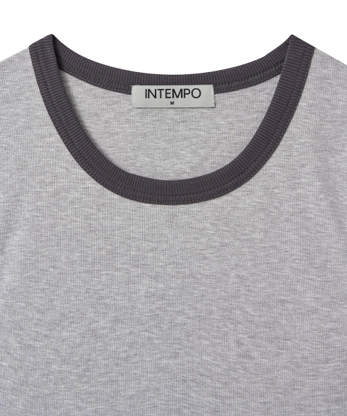 INTEMPOMOOD(インテンポムード)の「バンガードマークスリーブレス:2カラー(Tシャツ/カットソー・メンズ・グレー/ブラック・MEDIUM/LARGE)」の9枚目の写真