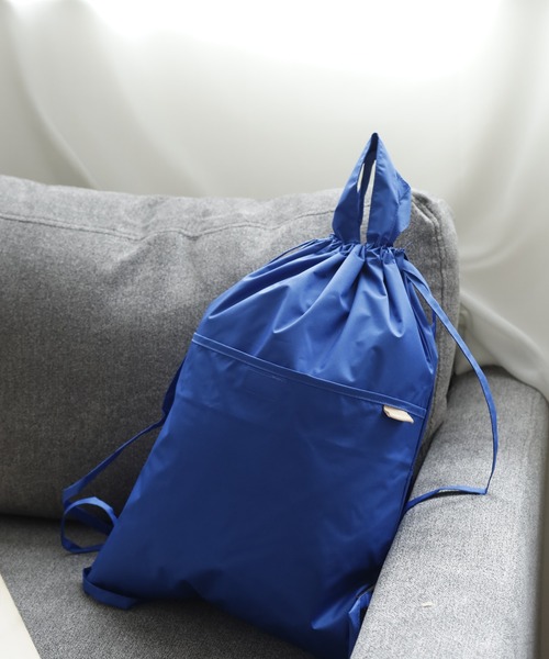 392 plusm(サンキューニプリュスエム)の「392plusm 392PLUSM PU KNAPSACK ムジ サンキューニプリュスエム PU ナップサック(バックパック/リュック・メンズ・レッド/ブルー/イエロー・ONE)」の12枚目の写真