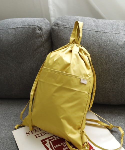 392 plusm(サンキューニプリュスエム)の「392plusm 392PLUSM PU KNAPSACK ムジ サンキューニプリュスエム PU ナップサック(バックパック/リュック・メンズ・レッド/ブルー/イエロー・ONE)」の16枚目の写真