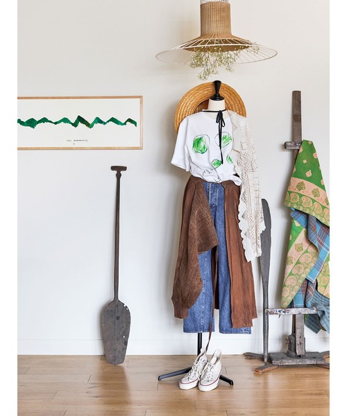 IDEE（イデー）の「［ＩＤＥＥ］ＩＤＥＥ　Ｄｅｓｓｉｎ　Ｔシャツ　キャベジ・アレイ（Tシャツ/カットソー・レディース・その他・FREE）」の4枚目の写真