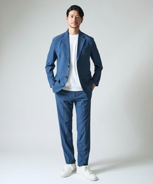 TETE HOMME（テットオム）の「【WEB限定】2点セット ストレッチジャージ ウォッシャブルセットアップ（スーツセット）」