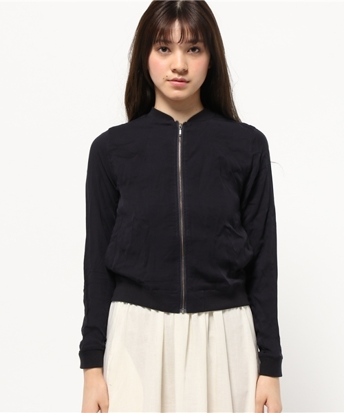 earth music&ecology（アースミュージックアンドエコロジー）の「【2016Spring】ライトリブブルゾン（ブルゾン・レディース・カーキ/キャメル/ネイビー・MEDIUM/SMALL）」の6枚目の写真