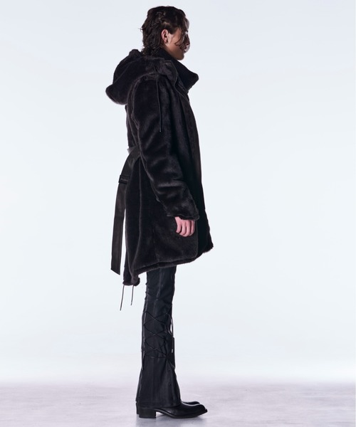 桜井着 キリュウキリュウ コート kiryuyrik/キリュウキリュウ/Fur Mods Coat（モッズコート