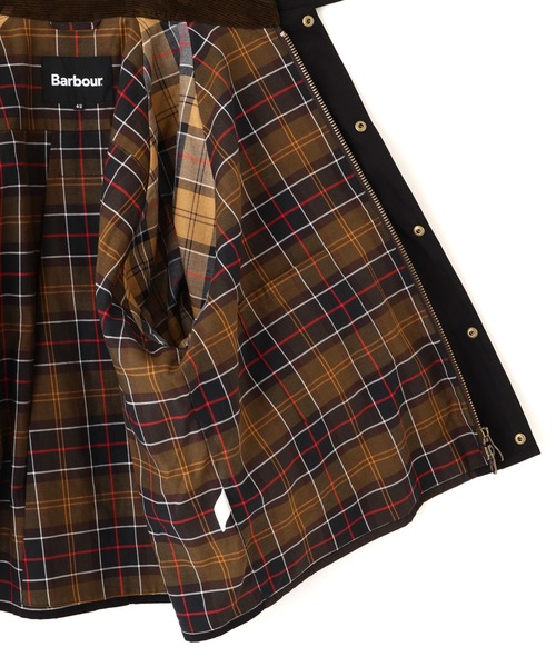 BEAVER（ビーバー）の「Barbour×BEAVER/バブアー×ビーバー　別注NO WAX OS TRANSPORT'26 別注トランスポート'26（ブルゾン・メンズ・セージグリーン/マルチ/ブラック・36/38/40/42）」の9枚目の写真