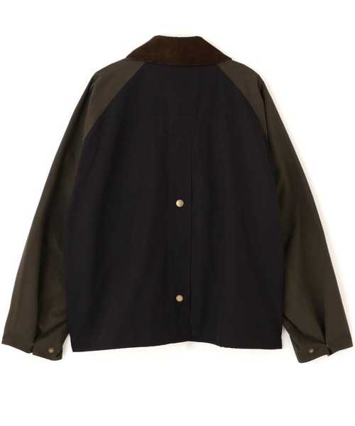 Barbour(バブアー)の「Barbour×BEAVER/バブアー×ビーバー 別注NO WAX OS TRANSPORT'26 別注トランスポート'26(ブルゾン・メンズ・セージグリーン/マルチ/ブラック・36/38/40/42)」の13枚目の写真