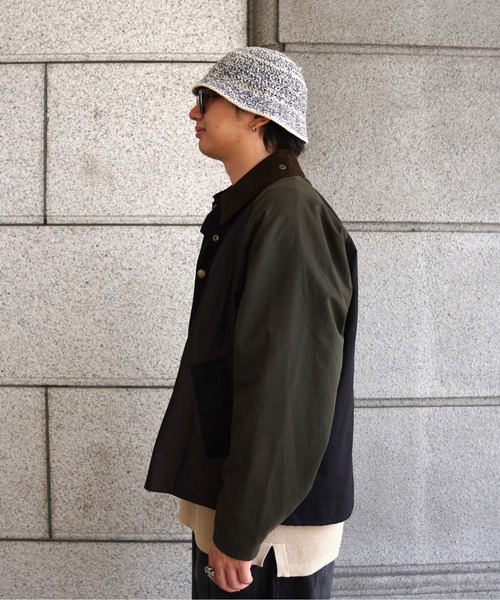 Barbour（バブアー）の「Barbour×BEAVER/バブアー×ビーバー　別注NO WAX OS TRANSPORT'26 別注トランスポート'26（ブルゾン・メンズ・セージグリーン/マルチ/ブラック・36/38/40/42）」の20枚目の写真
