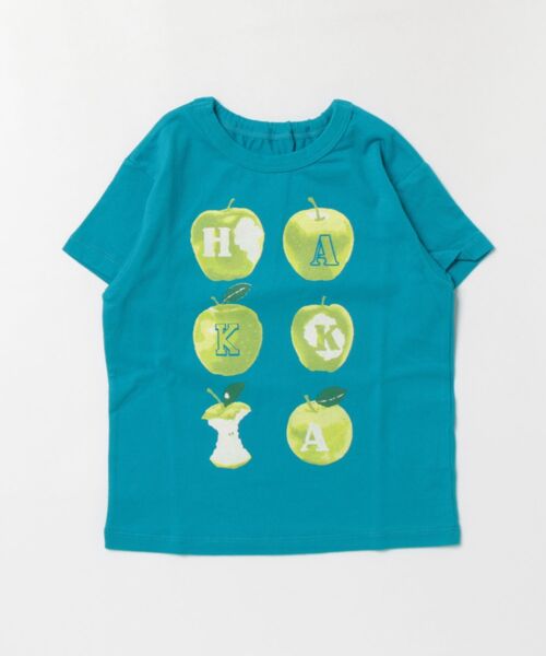 HAKKA BABY（ハッカベビー）の「[ベビー]フロントプリントTシャツ（Tシャツ/カットソー・キッズ・イエロー/ブルー・L）」の2枚目の写真
