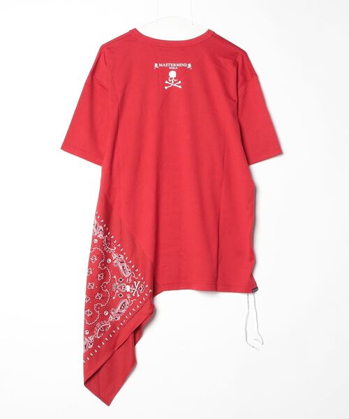 mastermind JAPAN(マスターマインド)の「SIDE BANDANNA TEE(Tシャツ/カットソー・メンズ・レッド系その他/ブラック系その他・XL)」の3枚目の写真