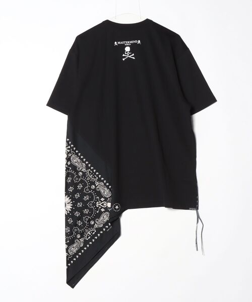 mastermind JAPAN(マスターマインド)の「SIDE BANDANNA TEE(Tシャツ/カットソー・メンズ・レッド系その他/ブラック系その他・XL)」の4枚目の写真