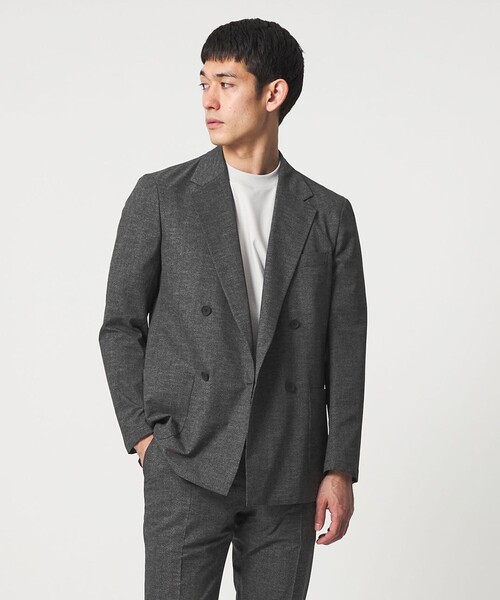 UNITED ARROWS(ユナイテッドアローズ)の「COOL DOTS プリント ダブル 4ボタン テーラードジャケット UA COZY ウォッシャブル 2WAYストレッチ(テーラードジャケット・メンズ・ダークグレー・XXL/XL/S/L/M)」の8枚目の写真