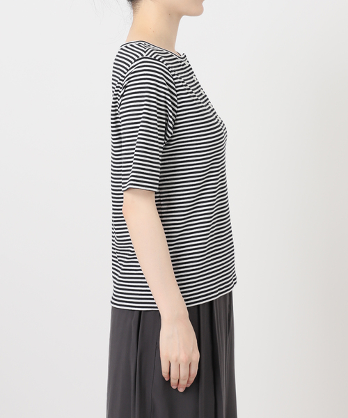 B.C STOCK(ベーセーストック)の「《2点セット》手洗い可 / インナー付きフィブリルライクストレートパンツ(スラックス・レディース・ブラックミックス/ブラウン・FREE)」の21枚目の写真
