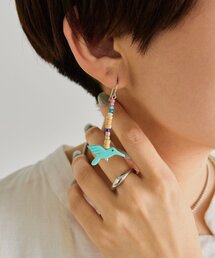 ターコイズハチドリピアス
