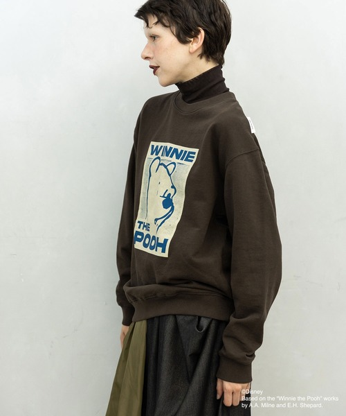 MARECHAL TERRE（マルシャルテル）の「くまのプーさん / スウェット / MARECHAL TERRE（スウェット・レディース・チョコ/アイボリー/グレー/イエロー/ブラック・MEDIUM）」の7枚目の写真