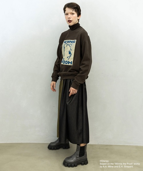 MARECHAL TERRE（マルシャルテル）の「くまのプーさん / スウェット / MARECHAL TERRE（スウェット・レディース・チョコ/アイボリー/グレー/イエロー/ブラック・MEDIUM）」の10枚目の写真