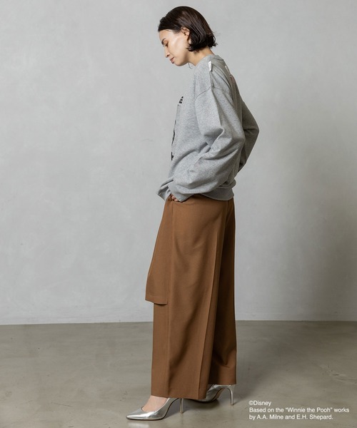 MARECHAL TERRE（マルシャルテル）の「くまのプーさん / スウェット / MARECHAL TERRE（スウェット・レディース・チョコ/アイボリー/グレー/イエロー/ブラック・MEDIUM）」の17枚目の写真