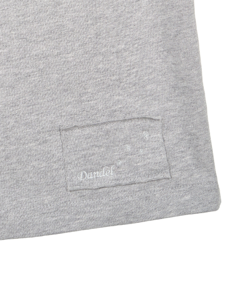 DANDEL(ダンデル)の「DD check inset symbol tee (GREY)(Tシャツ/カットソー・レディース・その他・1/2)」の5枚目の写真