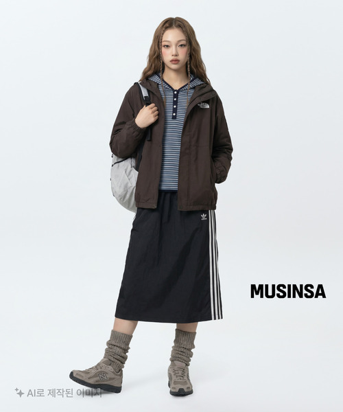 DANDEL（ダンデル）の「DD stripe trim hooded long sleeve (SKY BLUE)（パーカー・レディース・その他・1）」の7枚目の写真