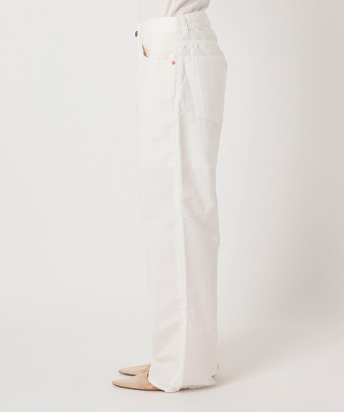 plage(プラージュ)の「JOHNBULL / ジョンブル 別注 CTN LNN WIDE パンツ(その他パンツ・レディース・ホワイト/カーキ・38/36/34)」の3枚目の写真